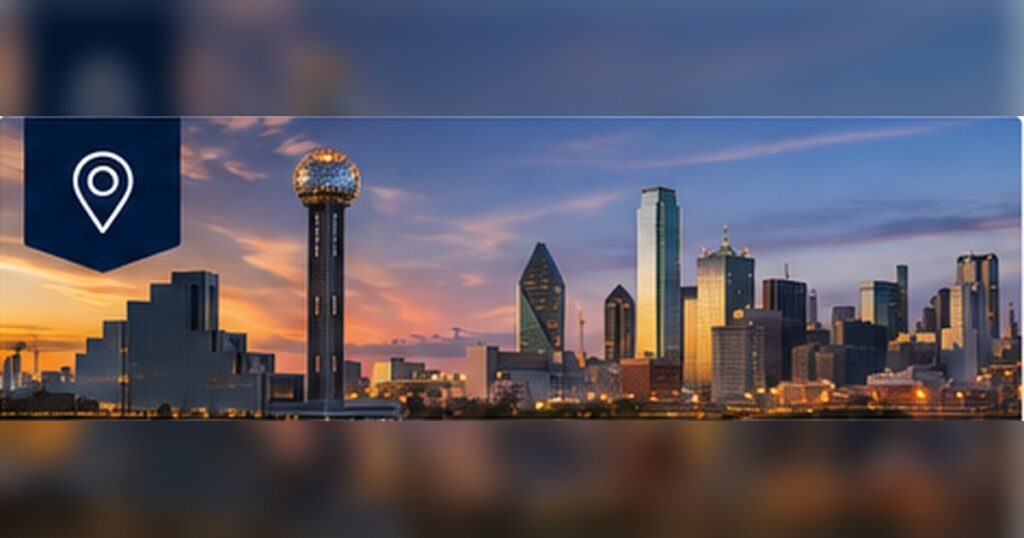 Dallas skyline representing the process of choosing a Dallas–Fort Worth neighborhood.
