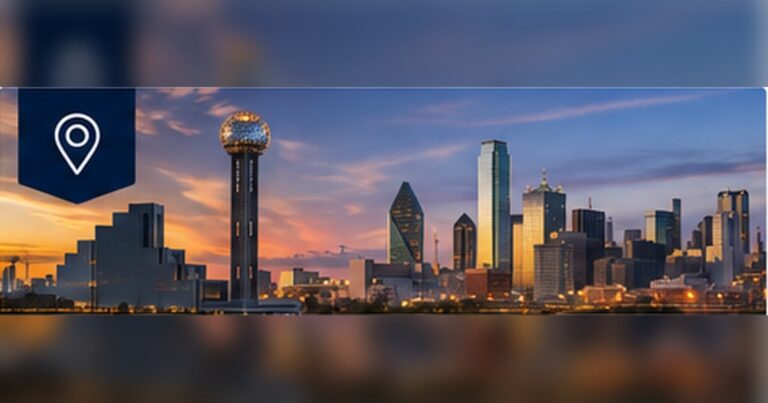 Dallas skyline representing the process of choosing a Dallas–Fort Worth neighborhood.